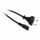 Netzkabel 230V Euro-Stecker/Euro8(C7)-Buchse, 1,8m,...