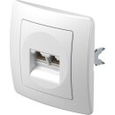 TEM Serie Ekonomik SOCKET CAT5e KS DOUBLE2x RJ45